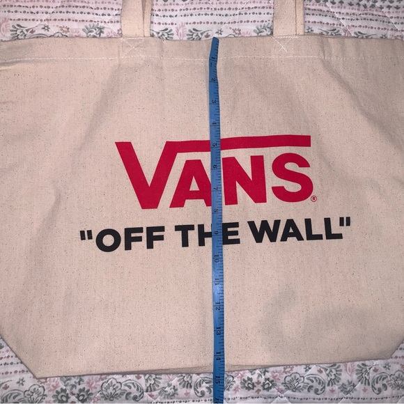 VANS Off The Wall Two Tote Shopping Bags, Canvas & Ripstop. - Picture 5 of 7